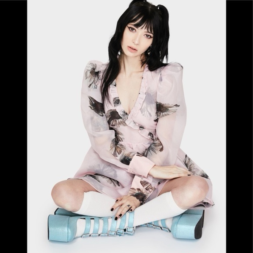 Selkie Daisy Macron Dress S Available June 8 - 15 Pink Dress